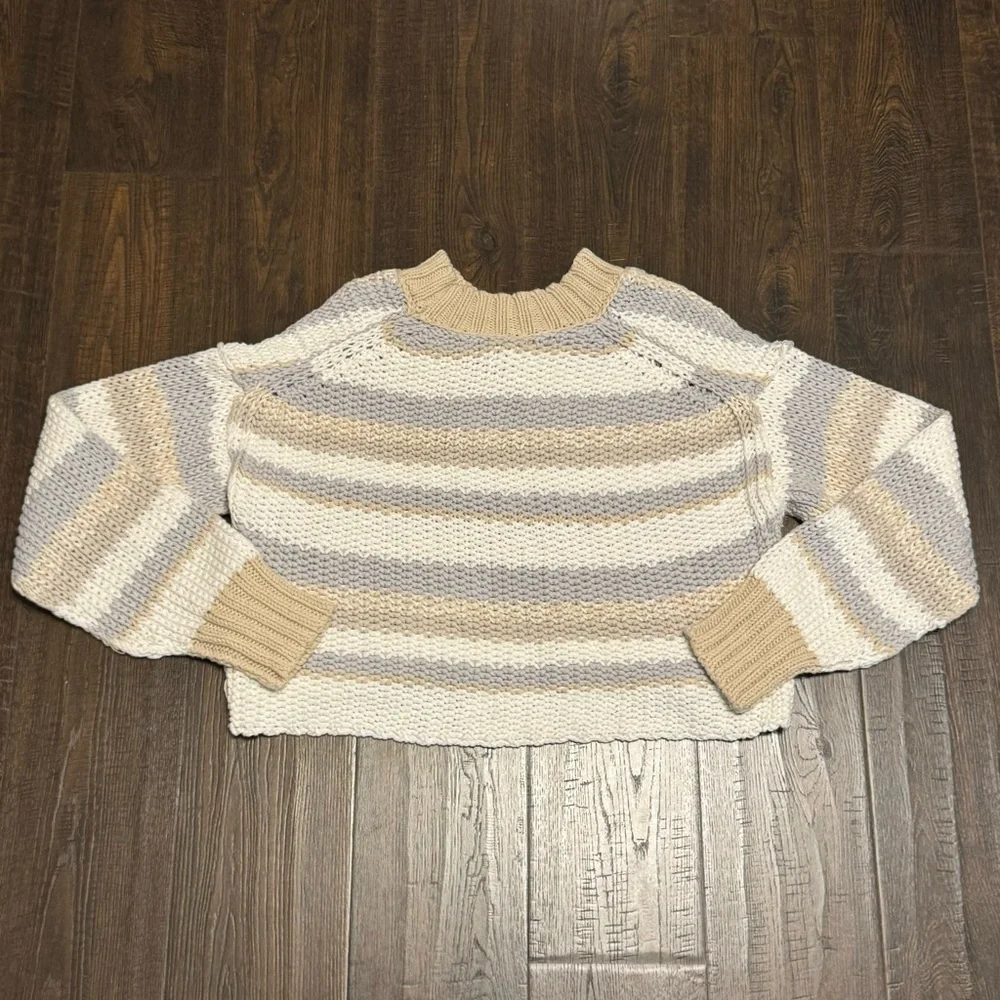 Free People Devon Gravity Combo Long Sleeve‎ Sweater Size Small Women